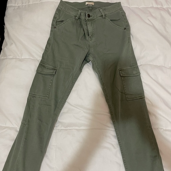 SAGE GREEN ROXY PANTS - Picture 1 of 4